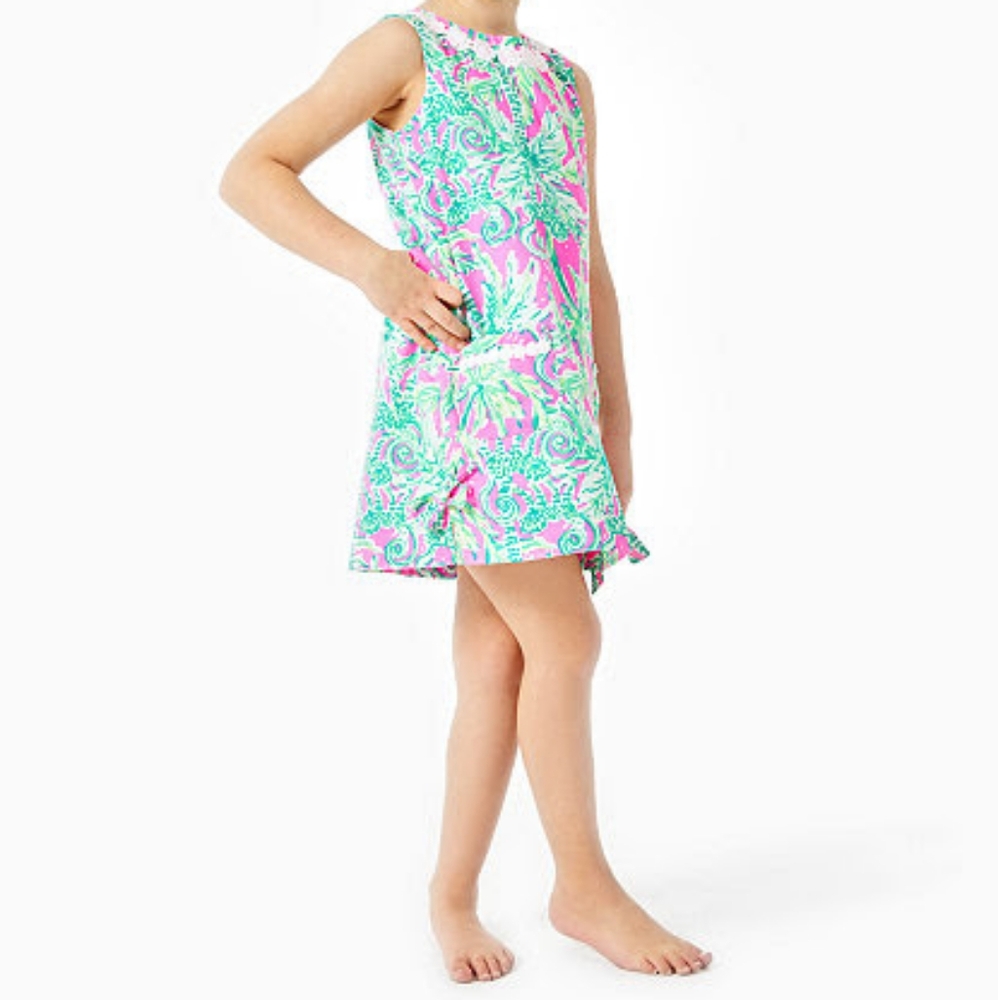 Lilly Pulitzer Prosecco Pink Hanging Around Shift Dress
